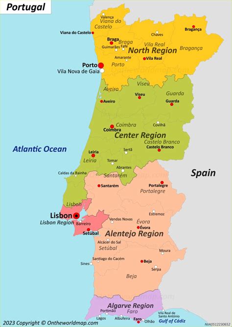 Portugal : Regions and Cities .